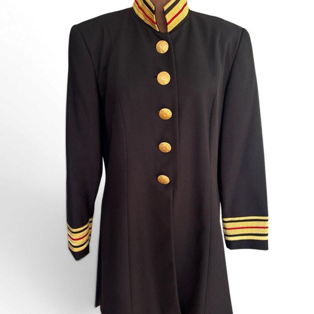 Women's Black and Brown Jacket